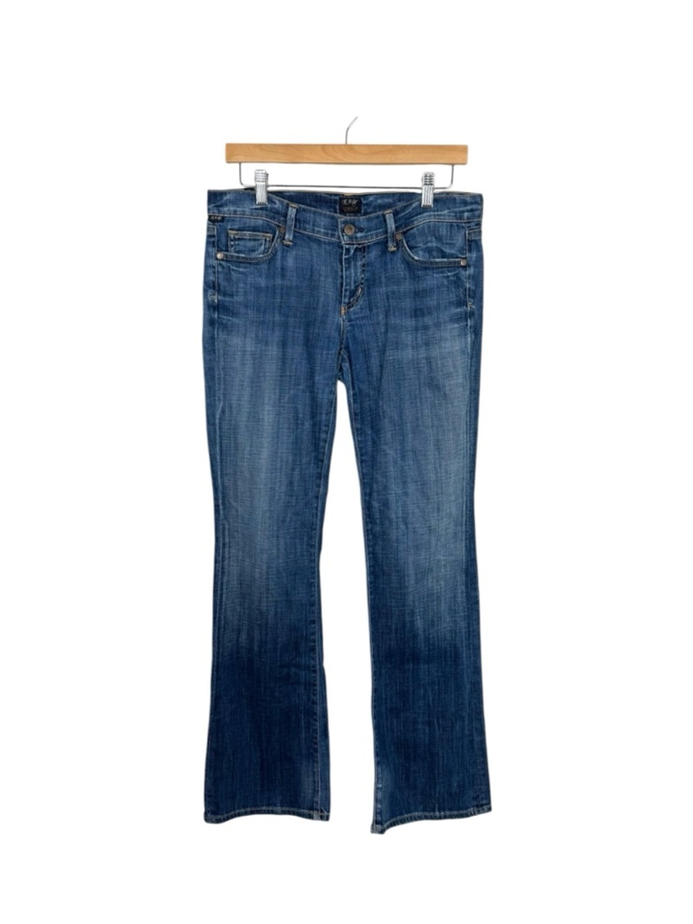 Citizens of Humanity Dita Petite Bootcut Jeans Medium Wash Stretch Denim Size 29